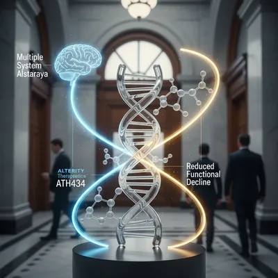 Alterity Therapeutics ATH434 Shows Reduced Functional Decline in Multiple System Atrophy Phase 2 Trial