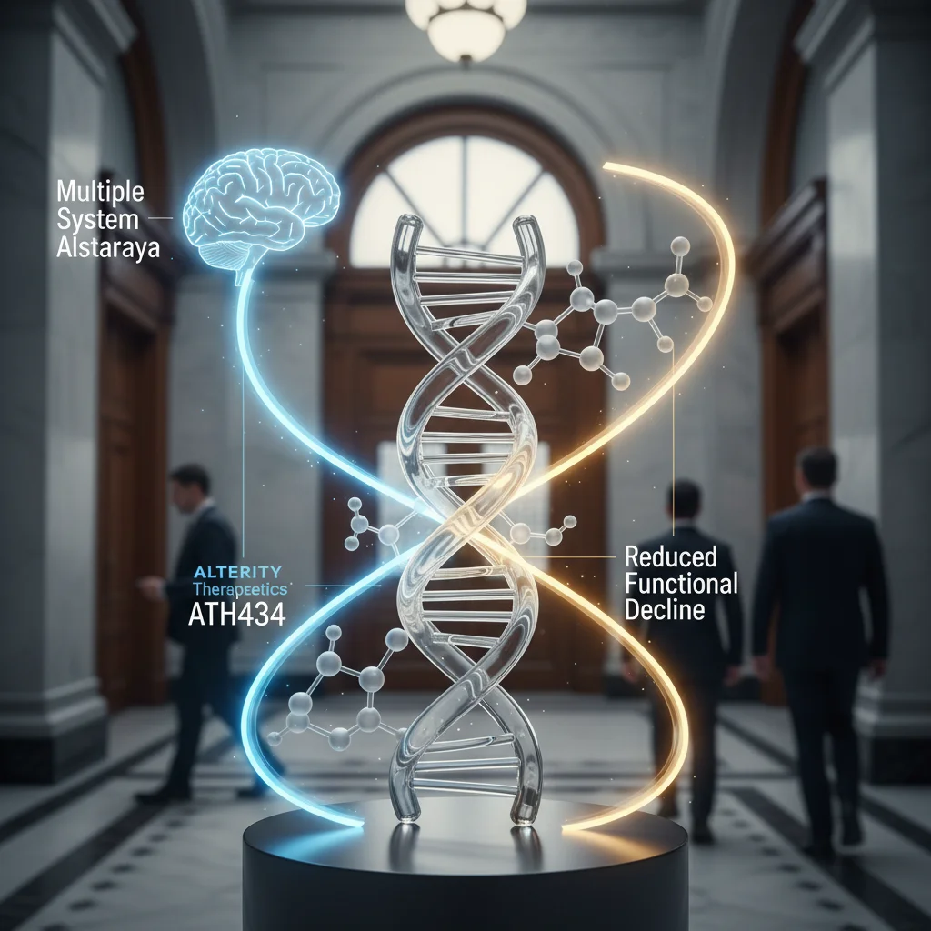 Alterity Therapeutics ATH434 Shows Reduced Functional Decline in Multiple System Atrophy Phase 2 Trial
