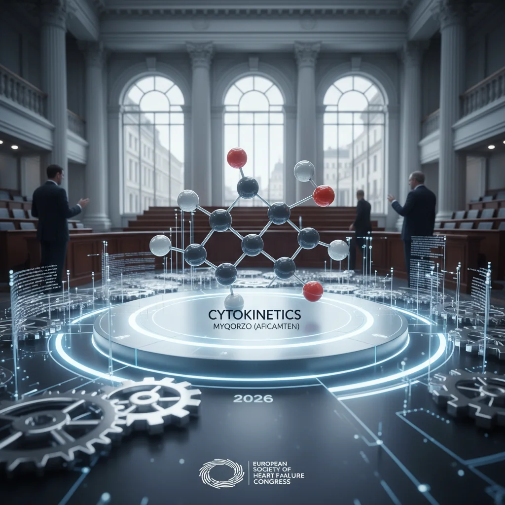 Cytokinetics MYQORZO (Aficamten) Takes Center Stage at European Society of Cardiology Heart Failure 2026 Congress