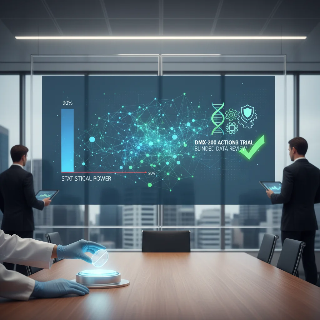 DMX-200 ACTION3 Trial Maintains Statistical Power Above 90% Following Blinded Data Review