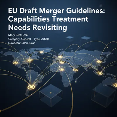 EU Draft Merger Guidelines: Capabilities Treatment Needs Revisiting