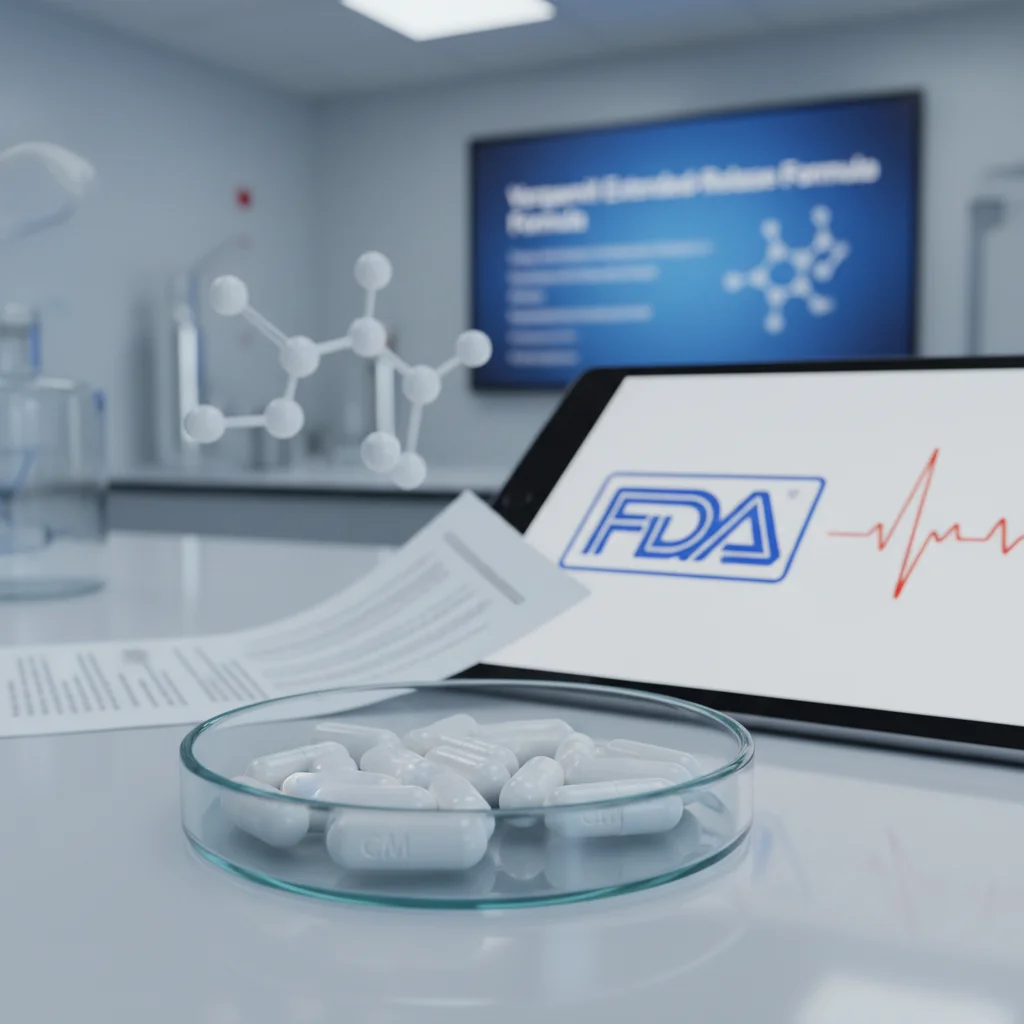 FDA Approves Verapamil: Cardio-Med’s Extended-Release Formulation for Hypertension