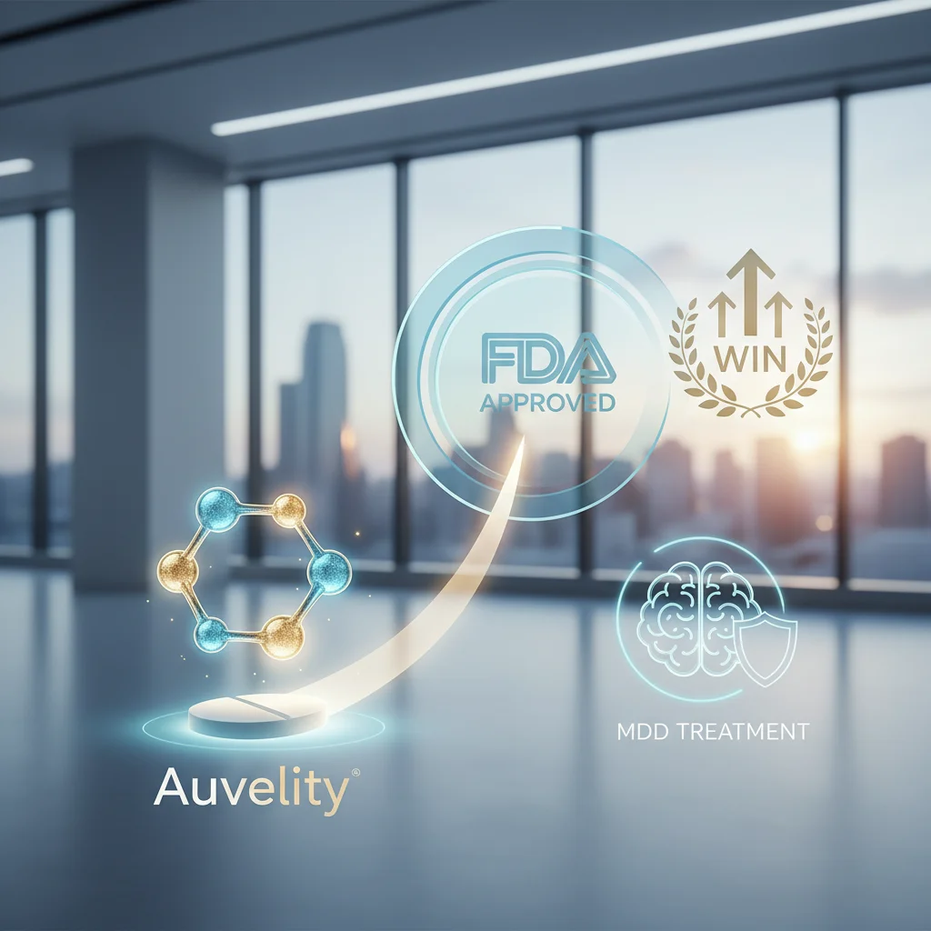 FDA Approves Auvelity for MDD: Axsome Therapeutics Scores Win