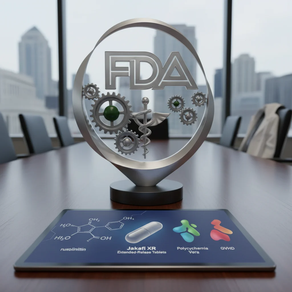 FDA Approves Incyte's Jakafi XR Extended-Release Tablets for Myelofibrosis, Polycythemia Vera, and GVHD Treatment
