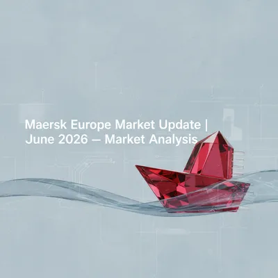 Maersk Europe Market Update June 2026: Key Changes for Pharma Supply Chains