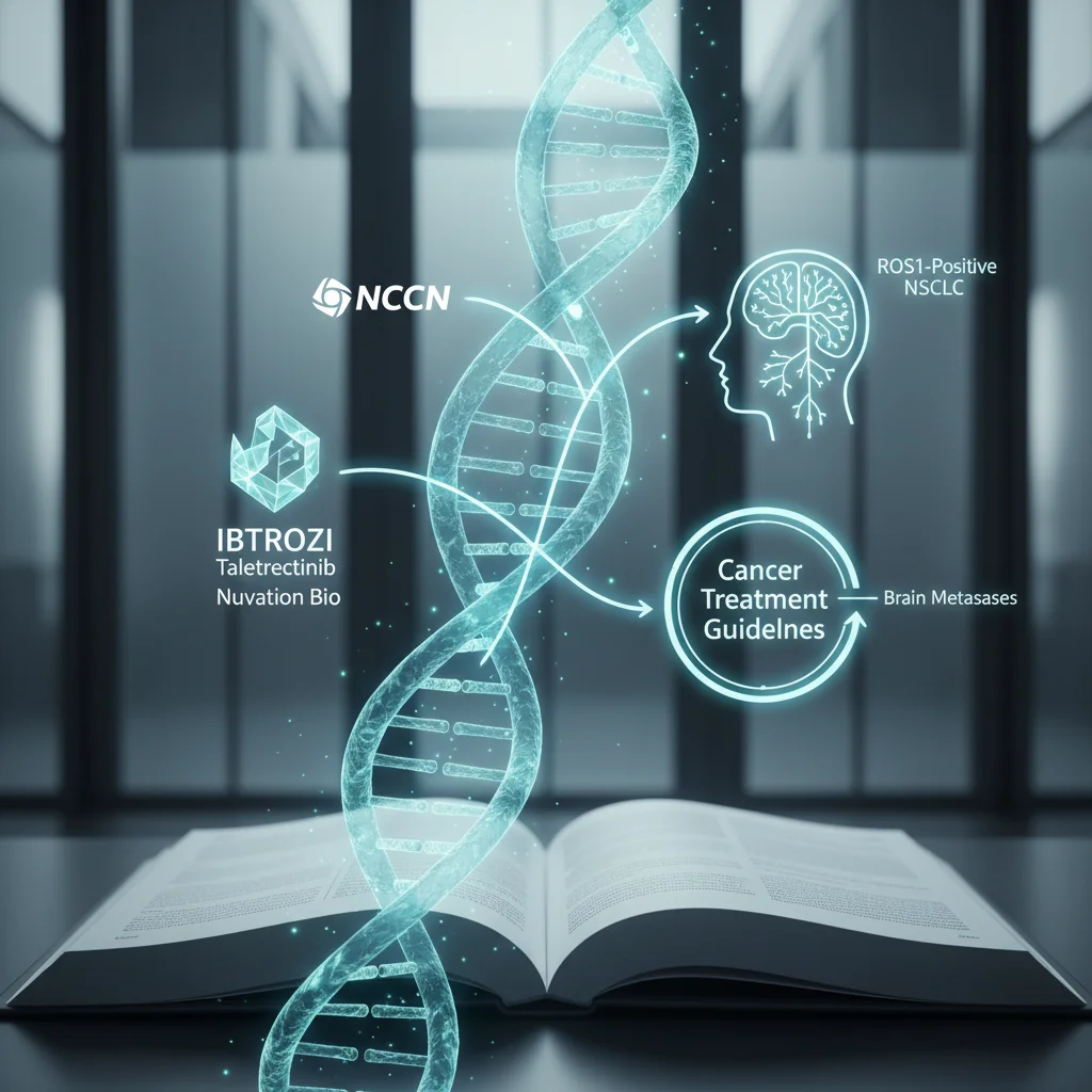 NCCN Adds Nuvation Bio's Taletrectinib (IBTROZI) to Cancer Treatment Guidelines for ROS1-Positive NSCLC with Brain Metastases
