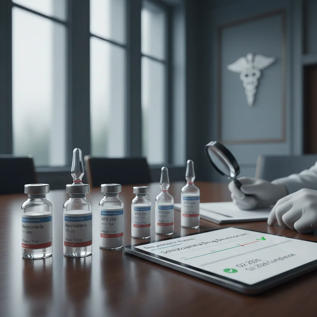 Neurosterix NTX-253 Schizophrenia Drug Phase 1 Trial on Track for Q2 2026 Completion