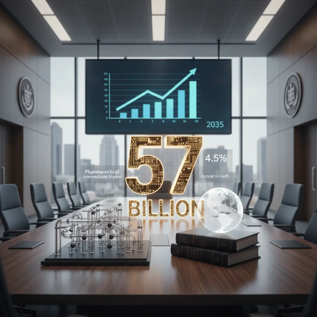Pharmaceutical Intermediates Market to Reach $57 Billion by 2035 as Generic Drug Manufacturing Drives 4.5% Annual Growth
