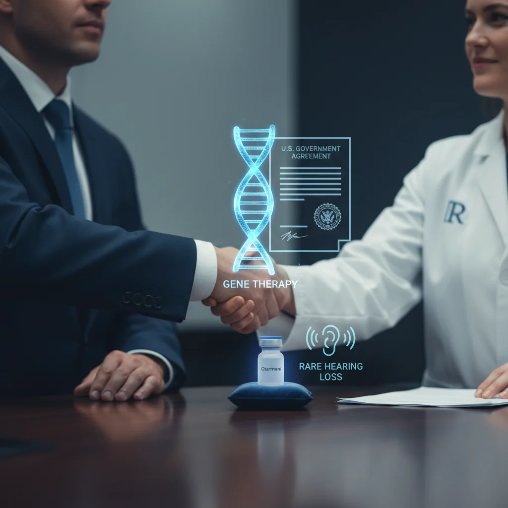 Regeneron Announces Free Gene Therapy Otarmeni for Rare Hearing Loss in U.S. Government Agreement