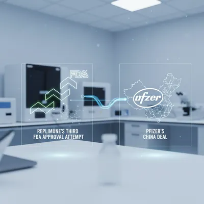 Replimune's Third FDA Approval Attempt and Pfizer's China Deal