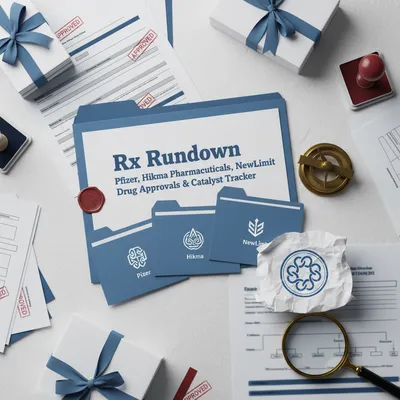 Rx Rundown: Pfizer, Hikma Pharmaceuticals, NewLimit — Drug Approvals & Catalyst Tracker