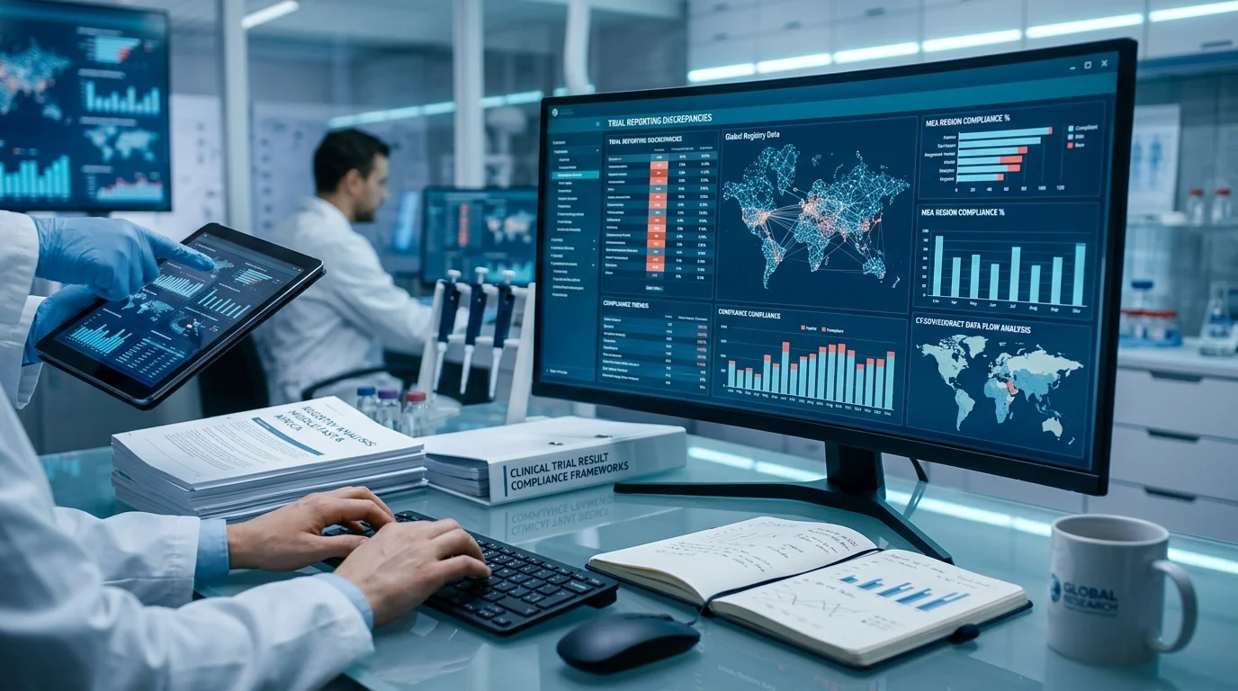 Clinical Trial Result Reporting Compliance in MEA: Global Registry Analysis