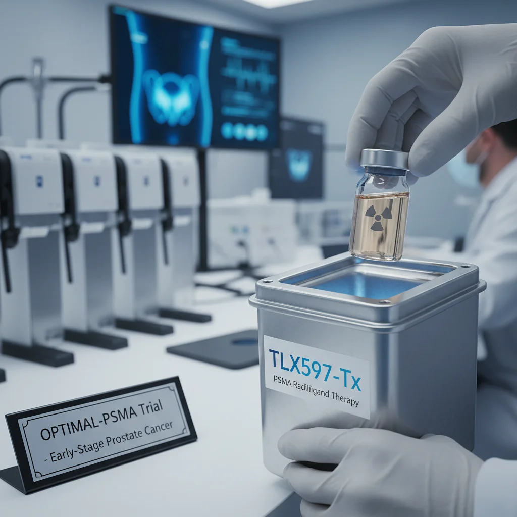TLX597-Tx PSMA Radioligand Therapy Shows Promise in OPTIMAL-PSMA Trial for Early-Stage Prostate Cancer