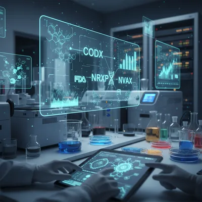 Top Biotech Gainers: CODX, NRXP, NVAX - Clinical Trials Update