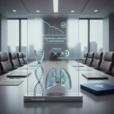 Tozorakimab Meets Primary Endpoint in Phase III COPD Trial, Shows Significant Reduction in Exacerbations