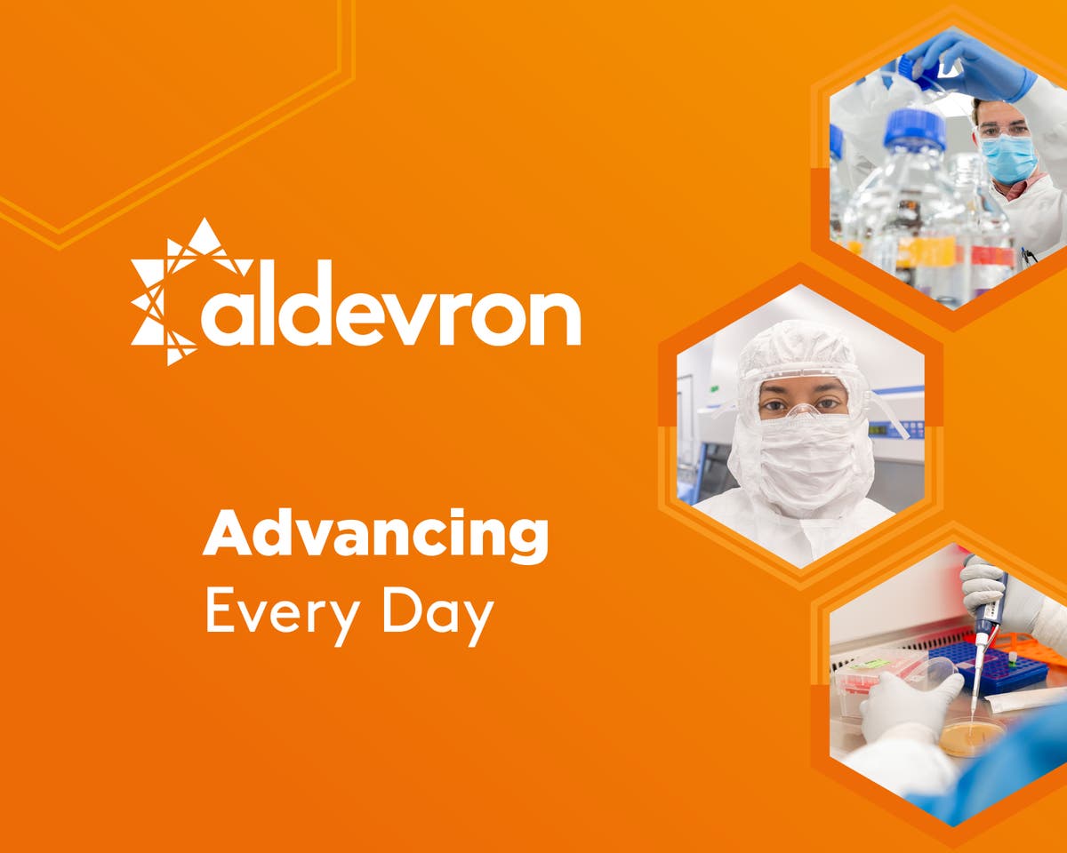 Aldevron: The basis for breakthroughs logo