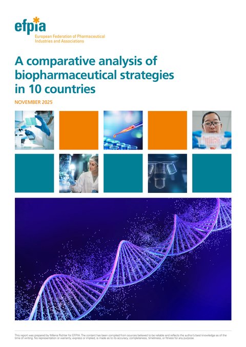 EFPIA analysis: biopharmaceutical strategies in 10 countries and what Europe can learn — cover