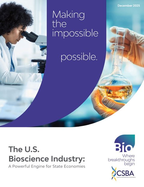 BIO 2025 Report: U.S. Bioscience Industry Policy Guide for State Growth