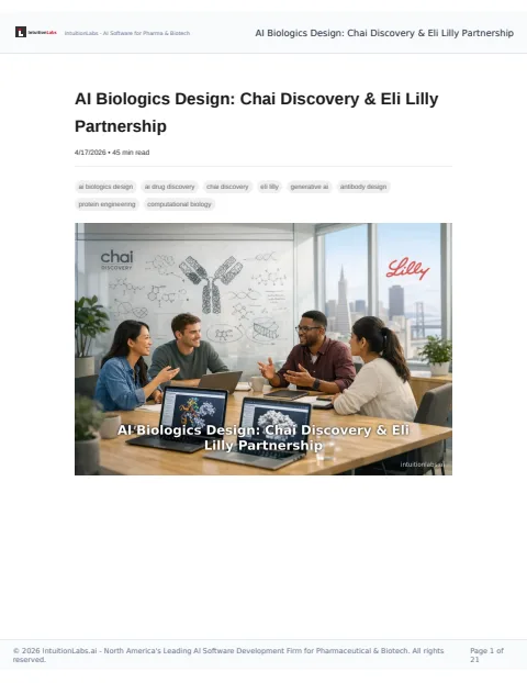 AI Biologics Design: Chai Discovery & Eli Lilly Partnership