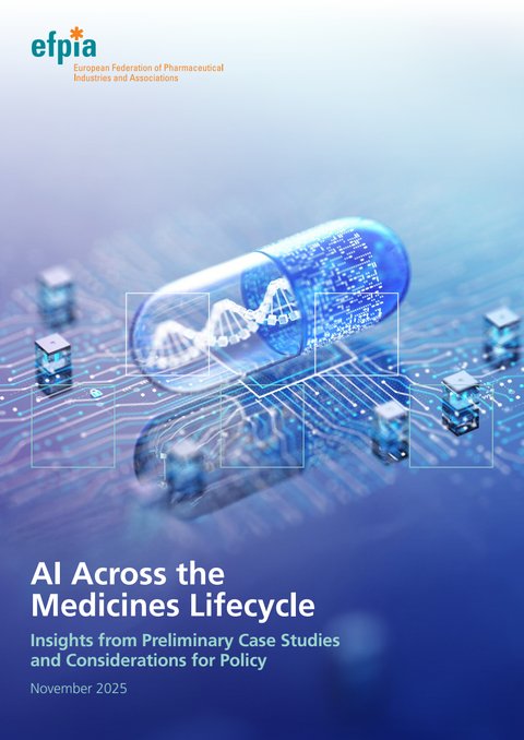 Efpia on AI Across the Medicines Lifecycle: Governance, GxP and Regulatory Policy Insights — cover