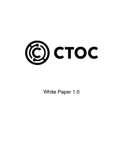 CTOC: A New Paradigm in Precision Nutrition and Health Data