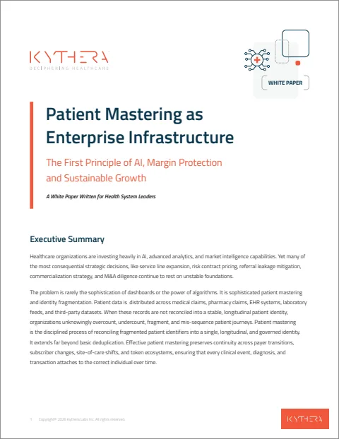 Patient Mastering as Enterprise Infrastructure